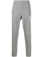 Armani Exchange pantalon de jogging à logo brodé - Gris