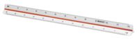 Westcott AC-E10162 Schaalstok 30cm 1:100/200/250/300/400/500 Westcott AC-E10162 Schaalstok 30cm 1:100/200/250/300/400/500