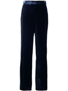 ETRO pantalon droit à taille haute - Bleu