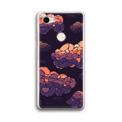 Patroon Wolken: Google Pixel 3 Transparant Hoesje