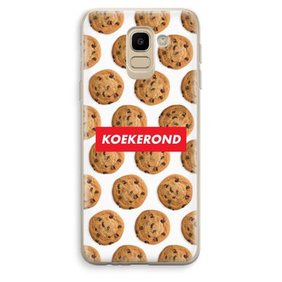 Koekerond: Samsung Galaxy J6 (2018) Transparant Hoesje