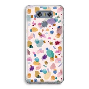 Terrazzo Memphis Pink: LG G6 Transparant Hoesje
