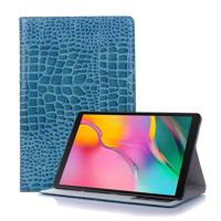 Krokodil textuur horizontale Flip lederen case voor Galaxy tab S5e 10 5 T720/T725 met houder & kaartsleuven & portemonnee (blauw)