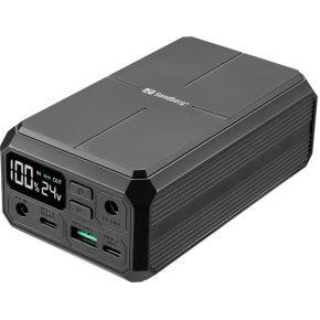 Sandberg Laptop Powerbank 27000 PD100W 27000 mAh Draadloos opladen Zwart