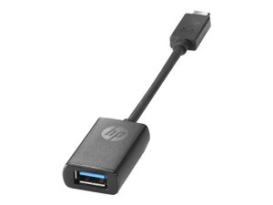 USB-adapter - USB (V) naar USB-C (M) - USB 3.0 - 14.3 m - Europa - voor OMEN by HP 880; OMEN Obelisk by HP 875; HP 15; ENVY x360; Pavilion Gaming 15, 690
