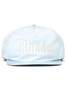 RHUDE casquette à broderies - Bleu
