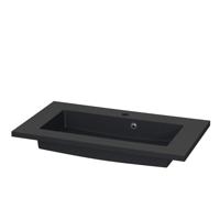 Tiger Wastafel S-line Quadro 80 cm Mat Zwart