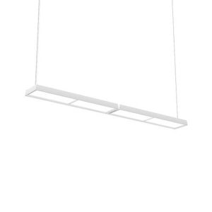 Louis Poulsen Slim Box Suspended Double Hanglamp - 3000K 5051lm Wireless Bluetooth - Micro Prismatic - Wit