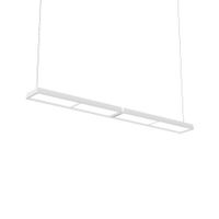 Louis Poulsen Slim Box Suspended Double Hanglamp - 3000K 5051lm Wireless Bluetooth - Micro Prismatic - Wit