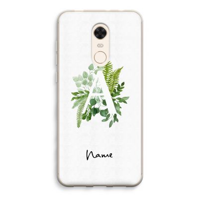 Green Brush: Xiaomi Redmi 5 Transparant Hoesje
