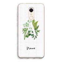 Green Brush: Xiaomi Redmi 5 Transparant Hoesje