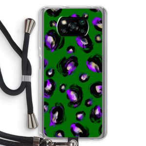Green Cheetah: Xiaomi Poco X3 NFC Transparant Hoesje met koord