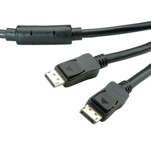 VALUE DisplayPort Cable, v1.2, Actief, M/M, 20 m