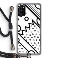 Pop Art #4: Samsung Galaxy A41 Transparant Hoesje met koord