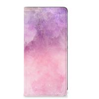 Bookcase Samsung Galaxy S24 Plus Pink Purple Paint