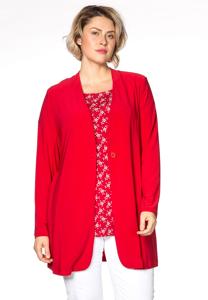 Yoek Blazer | Rood | Maat Plus