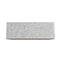 Storke Edge staand badmeubel 150 x 52 cm notenhout met Tavola enkel of dubbel wastafelblad in mat wit/zwart terrazzo