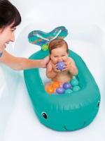 Walvis opblaasbare badkuip - INFANTINO blauw