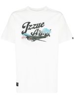 izzue t-shirt en coton à imprimé graphique - Blanc - thumbnail