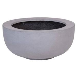 Vase The World Ducos S grey Ø33 x H15 cm-2 St