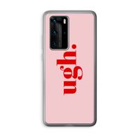Ugh: Huawei P40 Pro Transparant Hoesje