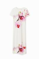 Midi-jurk orchideeën M. Christian Lacroix - WHITE - M