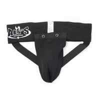 Ali’s Fightgear Kruisbeschermer/tok Heren Zwart Maat L - thumbnail