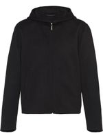 Prada hoodie zippé - Noir