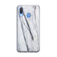 Gestreepte marmer: Samsung Galaxy A40 Transparant Hoesje