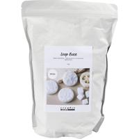 Creativ Company Witte zeep basis, granules, 1000 gr/ 1 doos