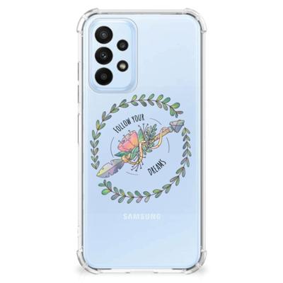 Samsung Galaxy A23 Stevig | Bumper Hoesje | Boho Dreams Samsung Galaxy A23 Stevig | Bumper Hoesje | Boho Dreams