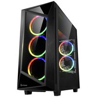 Sharkoon REV200 Midi-tower PC-behuizing Zwart - thumbnail