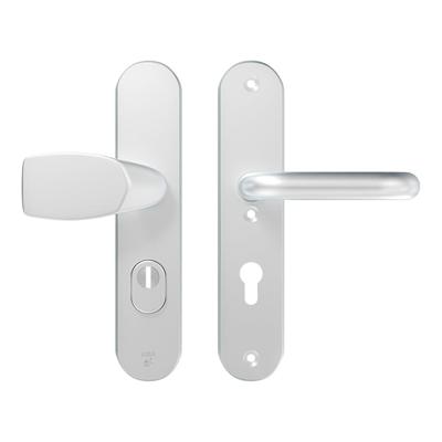 AXA 6668 Veiligheidsbeslag Oval Plus Wing-knop+kruk U-model PC72 anti-kerntrek F1 - 6668-49-91/72U