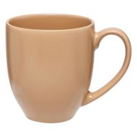 5Five Koffiemokken Venice - 1x stuks - Keramiek - beige - 480 ml - 9 x 11 cm