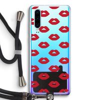 Lips: Huawei P30 Transparant Hoesje met koord