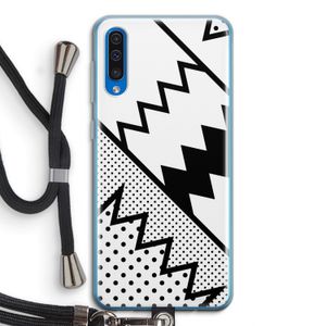 Pop Art #5: Samsung Galaxy A50 Transparant Hoesje met koord