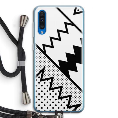 Pop Art #5: Samsung Galaxy A50 Transparant Hoesje met koord