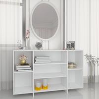 Dressoir 120x30x75 cm bewerkt hout wit