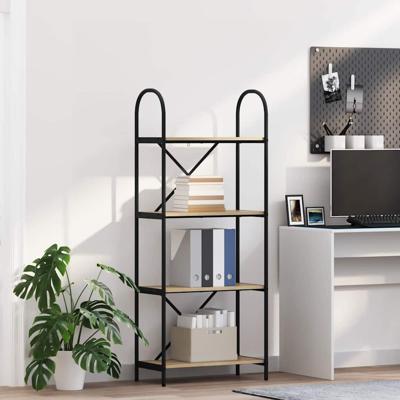 Boekenkast Sonoma eiken 60 x 30 x 146 cm Bewerkt hout