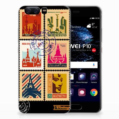 Huawei P10 | Silliconen Back Cover | Postzegels