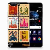 Huawei P10 | Silliconen Back Cover | Postzegels
