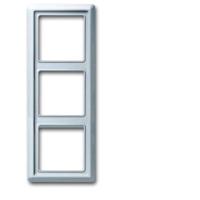Busch-Jaeger 2CKA001730A0280 Frame Frame 3-voudig Allweather 44 (IP44) Aluminium, Witaluminium (RAL 9006) 1 stuk(s)