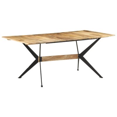 vidaXL Eettafel 180x90x76 cm massief mangohout