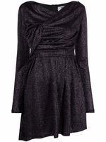 MSGM robe courte à détail torsadé - Noir