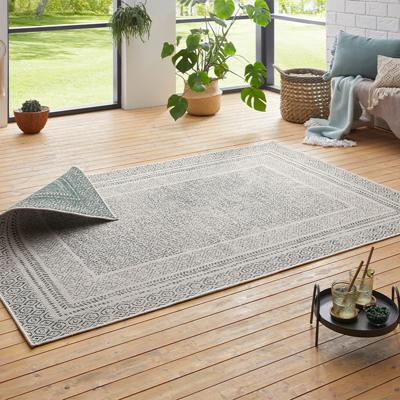 Buitenkleed Victoria - Groen maat: 340x240cm - materiaal: Polypropyleen - Dekbed-Discounter.nl