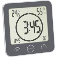 TFA Dostmann Bad- /Küchenuhr mit Timer Timer Grijs Digitaal