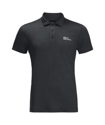 Jack wolfskin Travel Polo Heren Dark Navy Heather XL