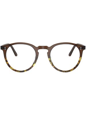Oliver Peoples lunettes de vue à monture ronde - Marron