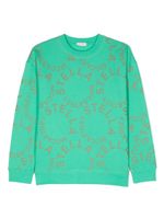 Stella McCartney Kids sweat à logo imprimé - Vert