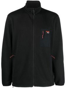 NANGA veste zippée à patch logo - Noir